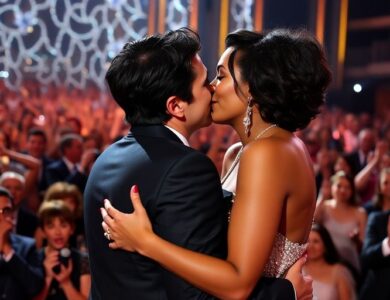 Adrien Brody and Halle Berry