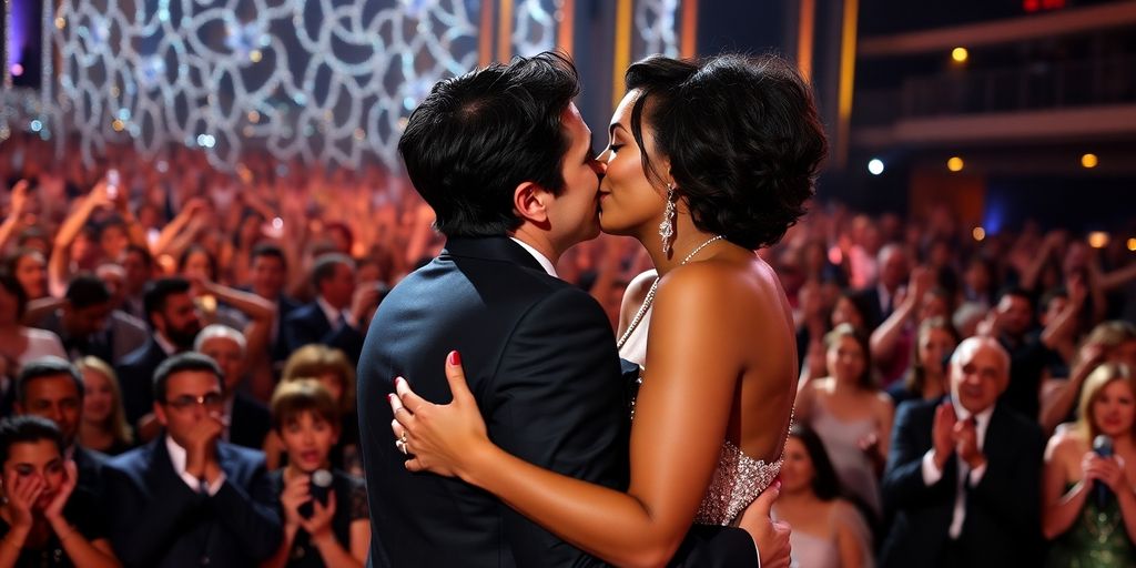 Adrien Brody and Halle Berry