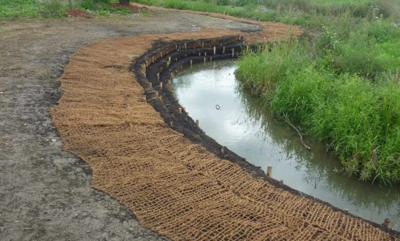 natural erosion control mesh